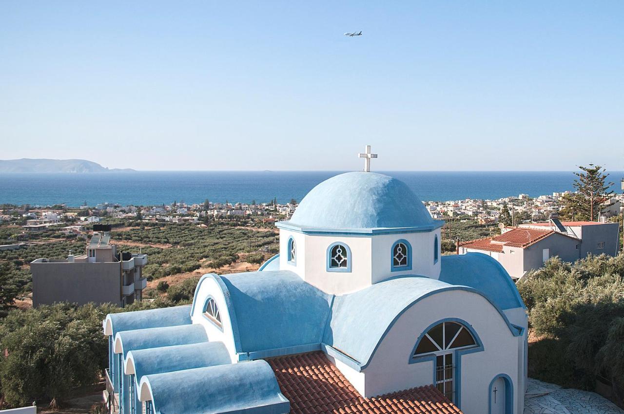 Adorable Country House With Sea & Church View! Kokkini Hani ภายนอก รูปภาพ